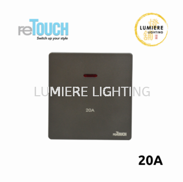 Retouch Switch 20a/45a Matte Grey