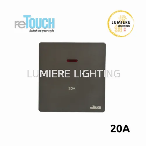 Retouch Switch 20a/45a Matte Grey