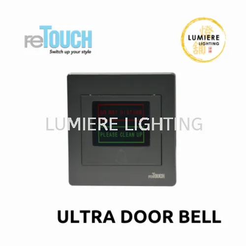 Retouch Switch Ultra Door Bell Matte Grey