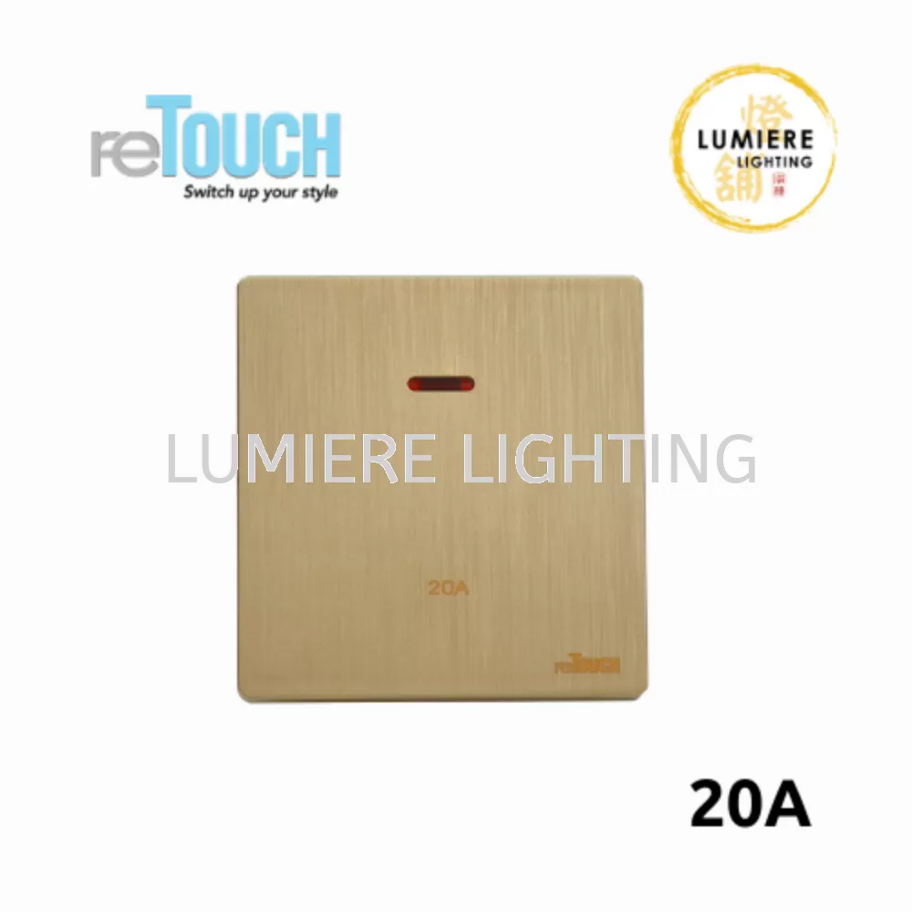 Retouch Switch 20a/45a Texture Gold