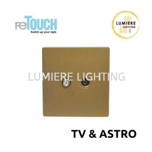 Retouch Switch TV/Astro Texture Gold