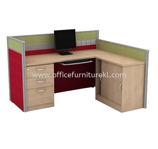 1 PARTITION PEJABAT/STESEN KERJA WORKSTATION 12 - Partition Workstation Jaya One | Partition Workstation Bukit Damansara | Partition Workstation Setiawangsa