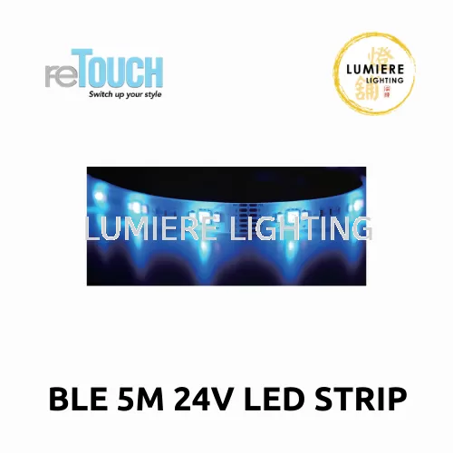 Retouch BLE 5m 24v LED strip + 2.5A 24V Smart Light Adapter