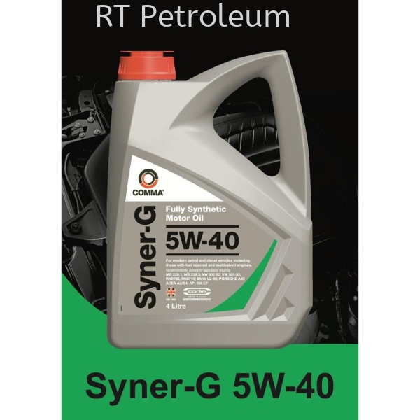 SYNER G 5W-40 PERFORMANCE MOTOR OIL COMMA LUBRICANTS Malaysia, Singapore, Selangor, Kuala Lumpur (KL), Perak Supplier, Suppliers, Supply, Supplies | RT PETROLEUM SDN BHD