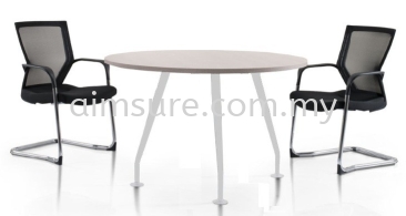 Discussion table with Ixia metal leg