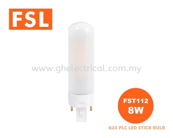 Fsl T10 8w PLC Led Stick Bulb FSL LED Lighting Kuala Lumpur (KL), Malaysia Supply, Supplier | G&H Electrical Trading Sdn Bhd