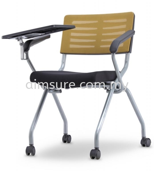 Executive netting folding chair with tablet AIM2MT-AXIS