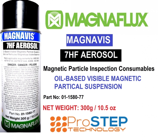 MAGNAFLUX MAGNAVIS 7HF AEROSOL Magnetic Particle Inspection (MPI) Non Destructive Testing (NDT) Consumables Malaysia, Penang Manufacturer, Supplier, Supply, Supplies | Prostep Technology Sdn Bhd