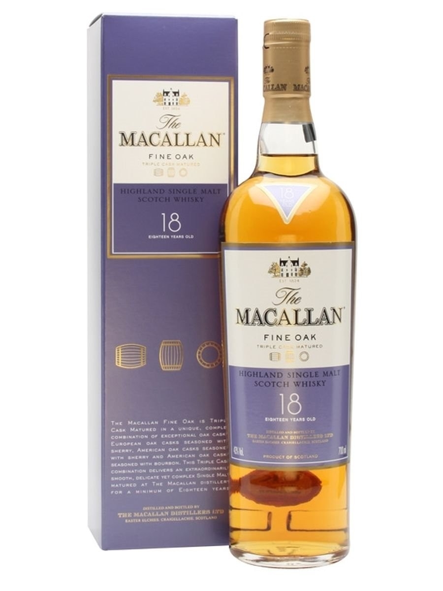 MACALLAN FINE OAK 18 YEARS OLD Single Malt Scotch Whisky Malaysia,  Selangor, Kuala Lumpur (KL), Klang