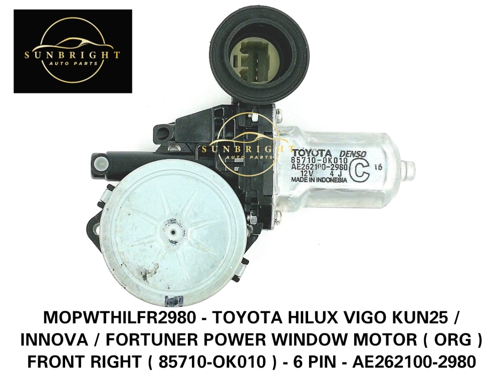 MOPWTHILFR2980 - TOYOTA HILUX VIGO KUN25 / INNOVA / FORTUNER POWER 