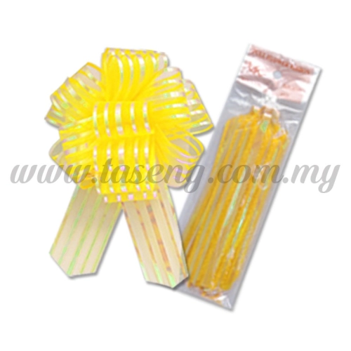 30mm Pull Flower Ribbon - Golden Yellow 1 Piece (RB-1PF30-GY)