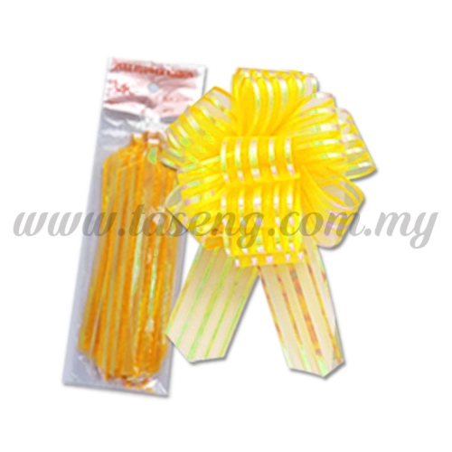 50mm Pull Flower Ribbon - Golden Yellow 1 Piece (RB-1PF50-GY)