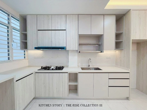 Melano Series Kitchen Cabinet c/w Quartz Stone