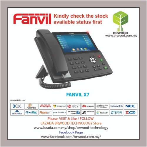 FANVIL X7 : Touch Screen Enterprise IP Phone