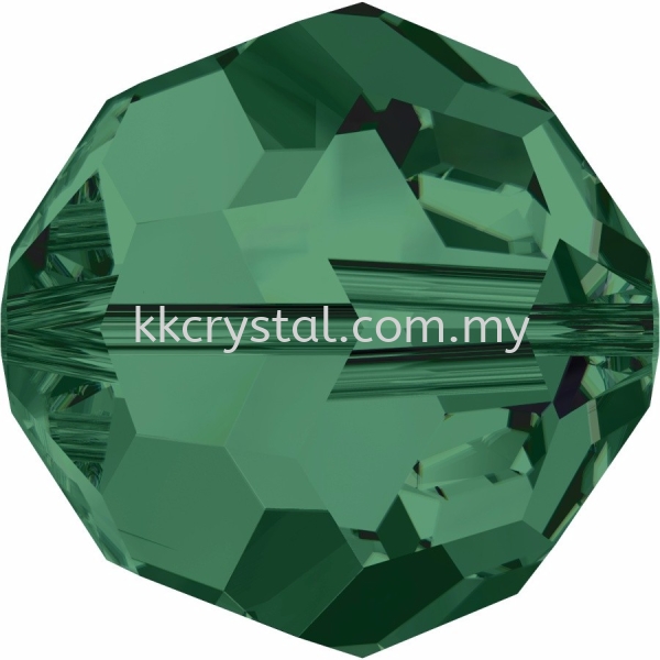 SW 5000 Round Beads, 8mm, Emerald (205), 4pcs/pack 5000 ROUND BEAD, 08mm Beads SW Crystal Collections Kuala Lumpur (KL), Malaysia, Selangor, Klang, Kepong Wholesaler, Supplier, Supply, Supplies | K&K Crystal Sdn Bhd