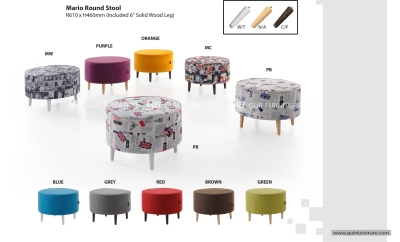 Mario Round stool