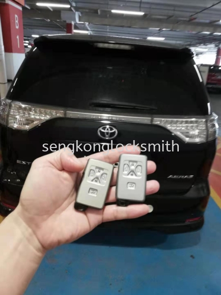 Duplicate Toyota Estima Smart key remote car remote Selangor, Malaysia, Kuala Lumpur (KL), Puchong Supplier, Suppliers, Supply, Supplies | Seng Kong Locksmith Enterprise