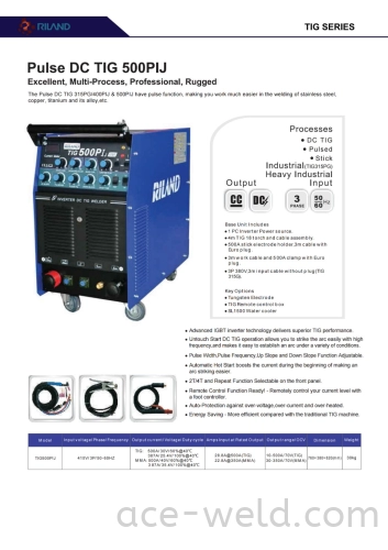 Riland Pulse DC TIG 500PIJ