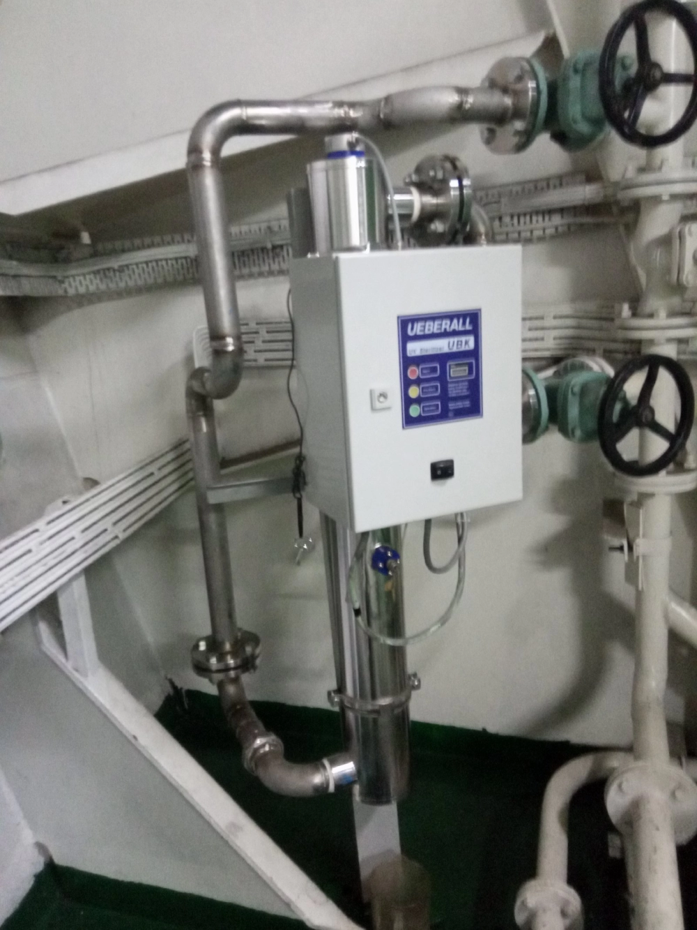 UV Sterilizer/ Filter System Installation