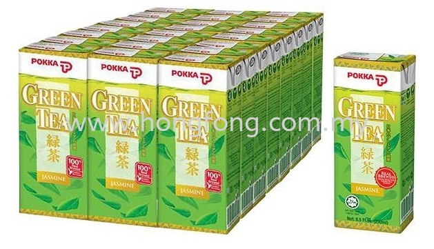 POKKA JASMIN GREEN TEA TP 250ML /ctn