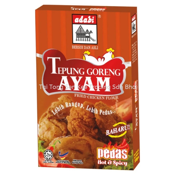 Fried Chicken Flour (Hot & Spicy) Adabi Flour Johor Bahru (JB), Malaysia, Johor Jaya Supplier, Wholesaler, Supply, Supplies | Tai Tong Sen Kee Trading Sdn Bhd