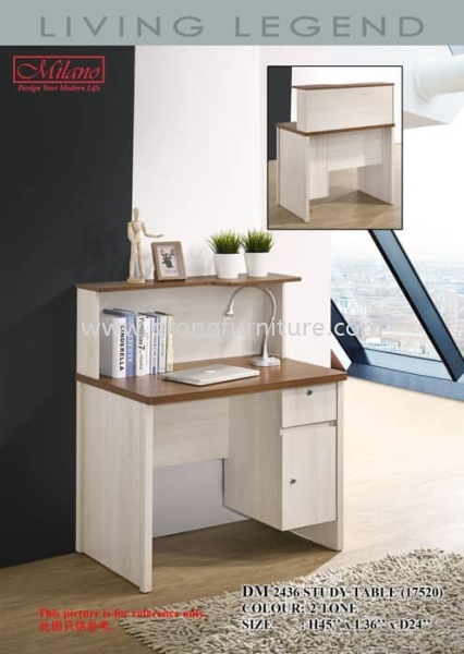 DM 2436 STUDY TABLE Study Table & Office furniture Arona Johor Bahru (JB), Malaysia, Skudai Supplier, Suppliers, Supply, Supplies | Arona Furniture Sdn. Bhd.