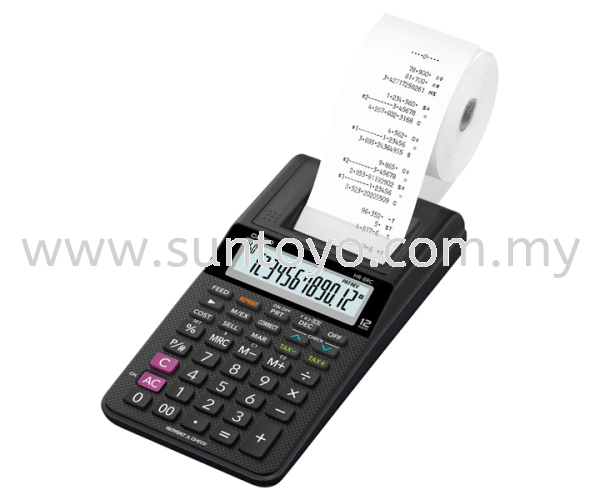 CASIO HR-8RC Calculator Shop Equipment Johor Bahru (JB), Malaysia, Johor Jaya, Taman Sentosa Supplier, Suppliers, Supply, Supplies | Suntoyo Enterprise (M) Sdn Bhd