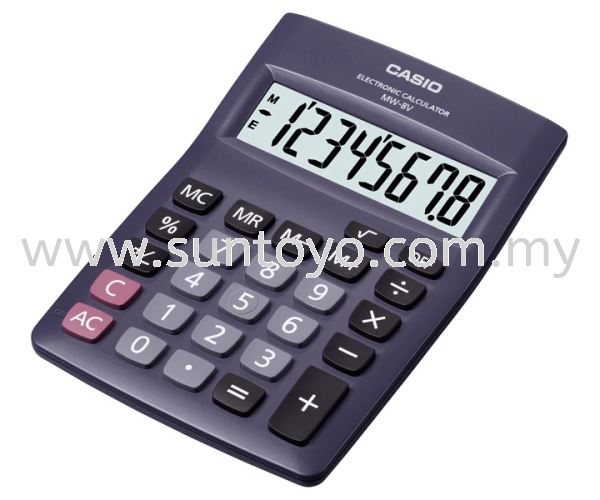 CASIO MW-8V Calculator Shop Equipment Johor Bahru (JB), Malaysia, Johor Jaya, Taman Sentosa Supplier, Suppliers, Supply, Supplies | Suntoyo Enterprise (M) Sdn Bhd