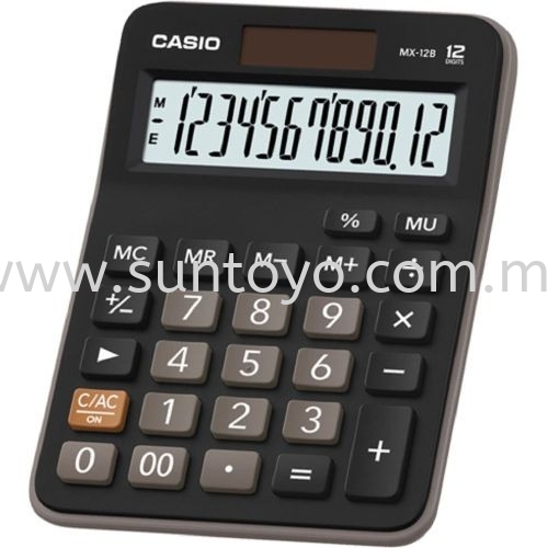 CASIO MX-12B Calculator Shop Equipment Johor Bahru (JB), Malaysia, Johor Jaya, Taman Sentosa Supplier, Suppliers, Supply, Supplies | Suntoyo Enterprise (M) Sdn Bhd