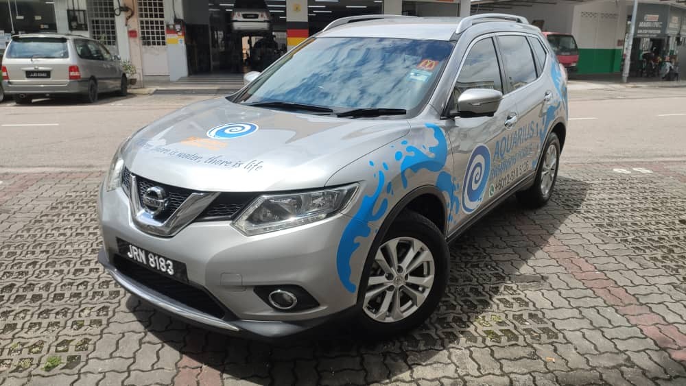 AQUARIUS SWIMMING POOLS Car Sticker