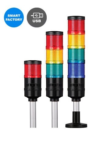 QT70L-USB 70mm USB LED Tower Lights Max.90dB Special-Controlled Tower Lights Signal Tower Lights Qlight Signal & Warning Light Johor Bahru (JB), Malaysia Supplier, Distributor, Dealer, Wholesaler | Sensorik Automation Sdn Bhd