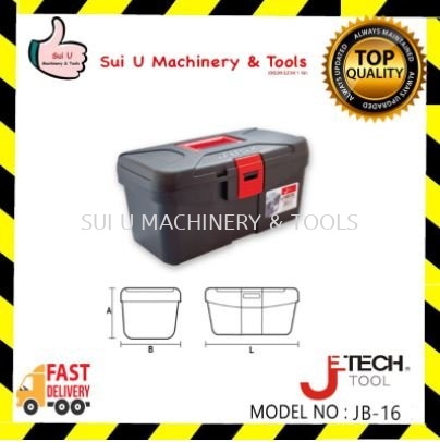 Jetech JB-16 Heavy Duty Portable Tool Box Tool Storage Tool Storage / Trolley Kuala Lumpur (KL), Malaysia, Selangor, Setapak Supplier, Suppliers, Supply, Supplies | Sui U Machinery & Tools (M) Sdn Bhd