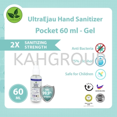 UltraEjau Hand Sanitizer Pocket 60ml - Gel