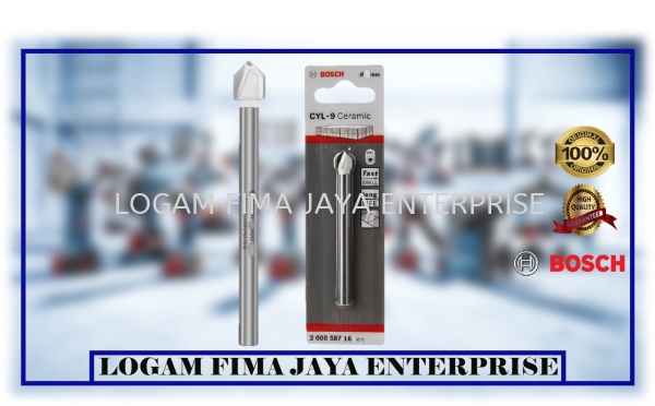 BOSCH CYL-9 CERAMIC TILE DRILL BIT 6MM 2608587161 CYL-9 CERAMIC Drill Bit Spare Part Negeri Sembilan, Malaysia, Jelebu, Mantin, Kuala Klawang Supplier, Suppliers, Supply, Supplies | LOGAM FIMA JAYA ENTERPRISE