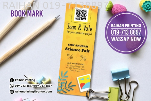 Bookmark Bookmark Melaka, Malaysia, Bukit Katil Printing, Services | Raihan Printing