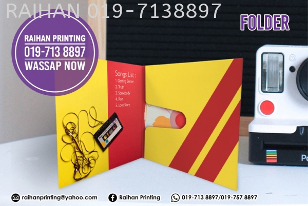 Folder Folder Melaka, Malaysia, Bukit Katil Printing, Services | Raihan Printing