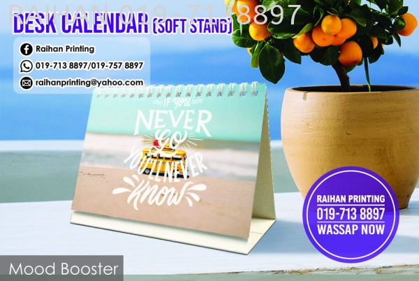 Desk Calendar (Soft Stand) Desk Calendar (Soft Stand) Calendar Melaka, Malaysia, Bukit Katil Printing, Services | Raihan Printing