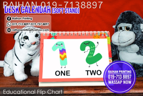 Desk Calendar (Soft Stand) Desk Calendar (Soft Stand) Calendar Melaka, Malaysia, Bukit Katil Printing, Services | Raihan Printing