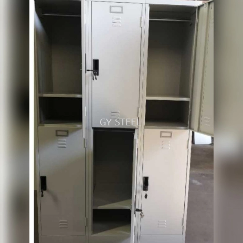 2 COMPARTMENT LOCKER - Joint 3 Units Together By Rivet