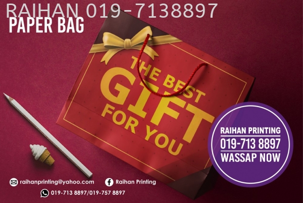 Paper Bag Paper Bag Melaka, Malaysia, Bukit Katil Printing, Services | Raihan Printing