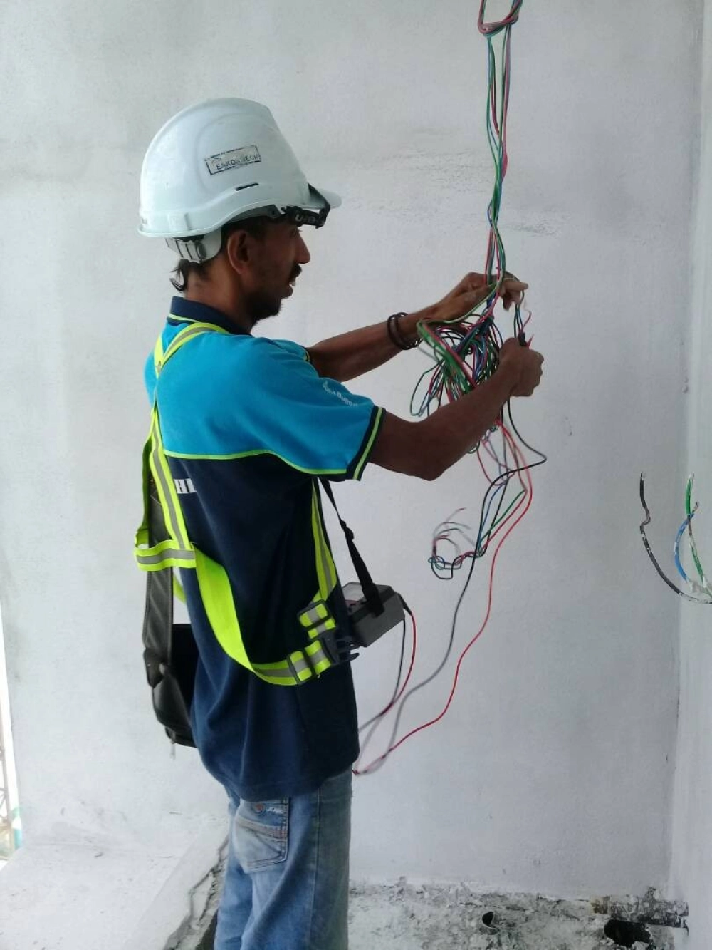 Wiring Pulled To The Point Control Panel & Wiring Installation Kuala ...