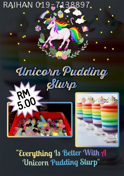 Unicorn Pudding Slurp Unicorn Pudding Slurp Melaka, Malaysia, Bukit Katil Printing, Services | Raihan Printing