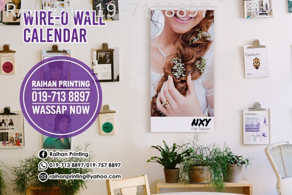 Wire-O Wall Calendar Wire-O Wall Calendar Calendar Melaka, Malaysia, Bukit Katil Printing, Services | Raihan Printing