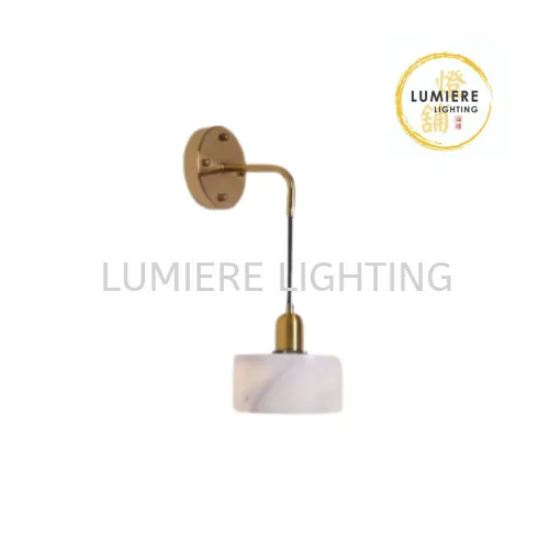 Nordic Gold Marble Wall Light 