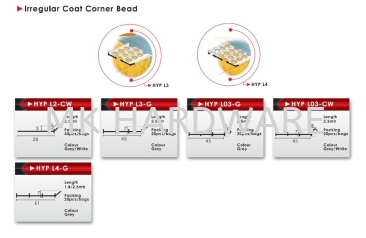 IRREGULAR COAT CORNER BEAD