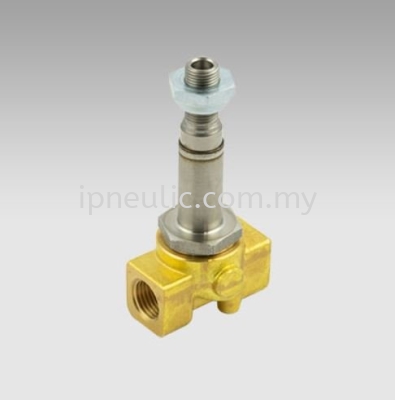 SOLENOID VALVES, SERIES EV-FLUID, DIRECT ACTING 3/2, N/C, BRASS VLV BODY