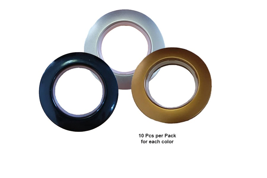 10PCS 8CM Curtain Eyelet Rings Plastic Grommet for Curtains Rod Hole DIY  Parts | eBay