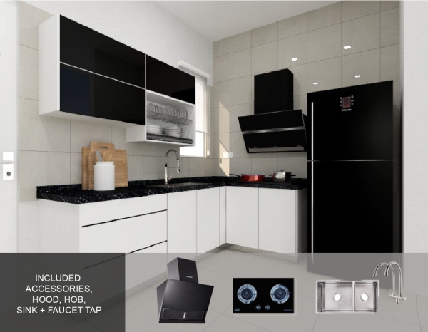 IMPERIAL GRAND KITCHEN CABINET -GLASS DOOR KITCHEN CABINET  Penang, Malaysia, Butterworth Supplier, Suppliers, Supply, Supplies | V SMART KITCHEN (M) SDN BHD