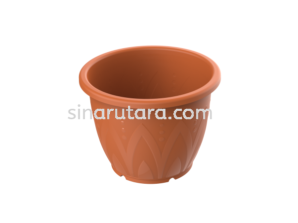 TLP015 Medium Round Flower Pot Flower Pot Talopa Kedah, Malaysia, Lunas Supplier, Suppliers, Supply, Supplies | TH Sinar Utara Trading