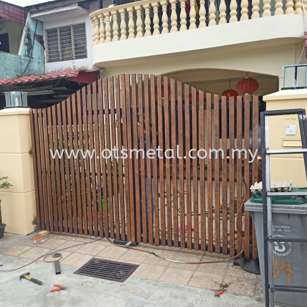 MMG029 Metal Main Gate (Grill) Johor Bahru (JB) Design, Supplier, Supply | OTS Metal Works